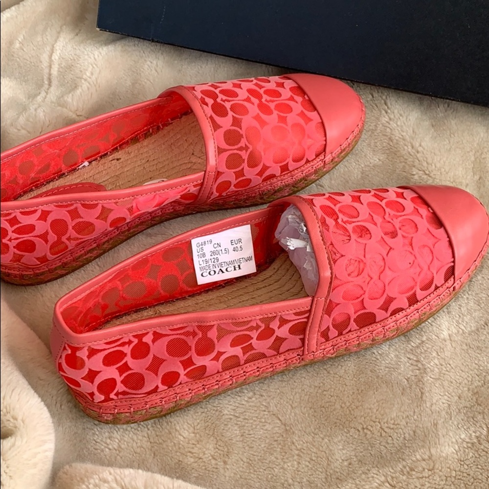 Coach Leather and Mesh Espadrilles 💕 - Picture 3 of 9